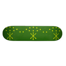Adygea, Russland-Flagge Skateboarddecks