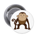 Affe Anstecknadelbuttons