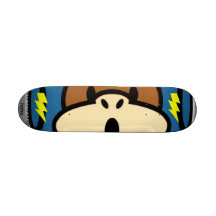 Affe, Blitzbolzen, Blitzbolzen, hahahah… Individuelles Skateboard