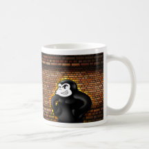 Affe-klassischer Arbeitsbecher Kaffeetasse