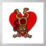 Affe-Liebe Posterdrucke