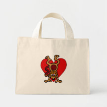 Affe-Liebe Tasche