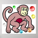 Affe-Plakat