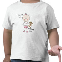 Affe sehen Affen, T-Shirts und Geschenke zu tun