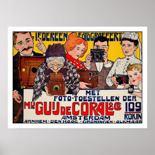Affiche Werbungs-Plakat - Kameras 1901