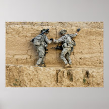 Afghane Mountian Patrouille Plakatdrucke