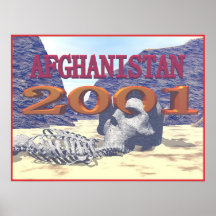 Afghanistan 2001 plakat