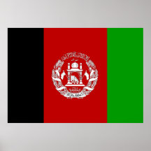 Afghanistan-Flagge Plakate