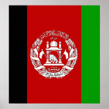 Afghanistan-Qualitäts-Flagge Plakatdrucke