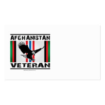 Afghanistan-Veteran Eagle 2 Visitenkarten Vorlage