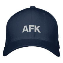 AFK weg von Tastatur-Hut Baseballkappe