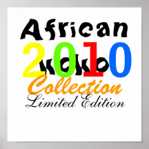 Africankoko Gewohnheit Plakat
