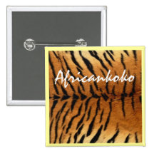 Africankoko Gewohnheits-Sammlung Anstecknadelbutton