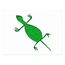 Afrika Africa Eidechse lizard Postkarte