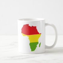 Afrika-Formflagge tassen