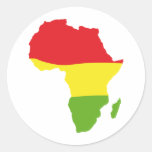 Afrika-Formflagge Sticker