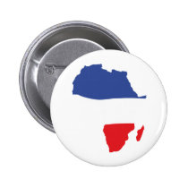 Afrika-Formfranzoseflagge buttons