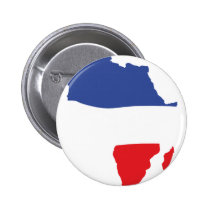 Afrika-Formfranzoseflagge buttons