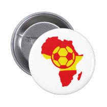 Afrika-Formspanien-Fußballflagge buttons