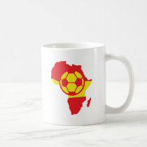 Afrika-Formspanien-Fußballflagge tassen