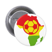 Afrika-Fußballflagge buttons