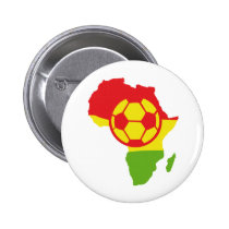 Afrika-Fußballflagge buttons