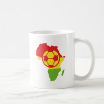 Afrika-Fußballflagge tassen