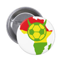 Afrika-Fußballteufelfußball buttons