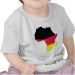 Afrika-Ikonendeutschflagge T-shirts