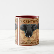Afrika-Kenia-Becher Kaffee Haferl