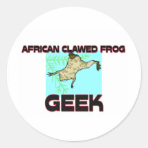 Afrikaner gekratzter Frosch-Aussenseiter Runde Sticker