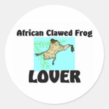 Afrikaner gekratzter Frosch-Liebhaber Sticker