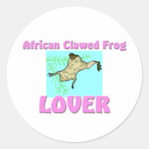 Afrikaner gekratzter Frosch-Liebhaber Stickers