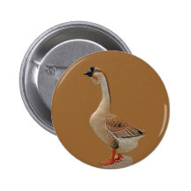 Afrikanische Gans Anstecknadel