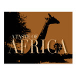 Afrikanische Themed Party Einladungs-Postkarte