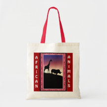 Afrikanische Tiere 2 Tragetasche