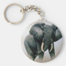Afrikanischer Elefant Schlüsselanhänger