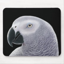 Afrikanisches Grau-Papagei Mousepad