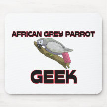 Afrikanisches Grau-Papageien-Aussenseiter Mauspads