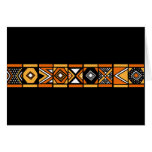 Afrikanisches Muster Karten