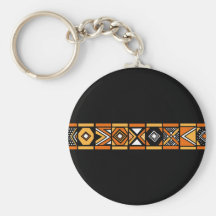 Afrikanisches Muster Schlüsselanhänger