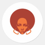 Afro-Funk-Aufkleber