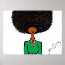 Afro-Küken Posterdrucke