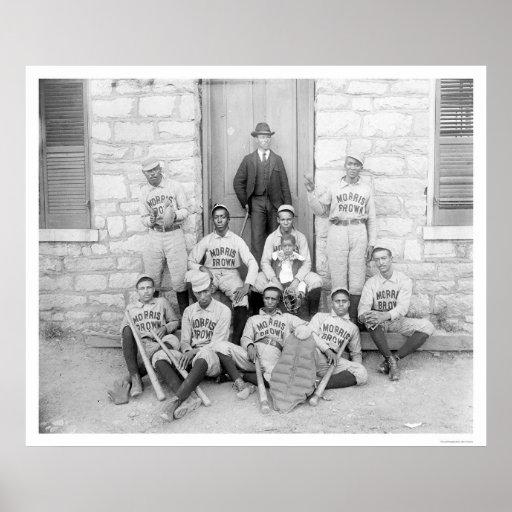Afroamerikaner-Baseball 1900 Plakate