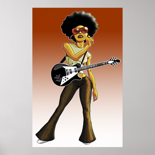 Afrofelsen-Göttinplakat