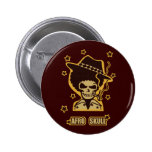 AFROschädel Anstecknadelbuttons