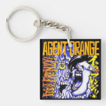Agent-Orange "es ist die Raserei 2" Keychain Punk Schlüsselanhänger