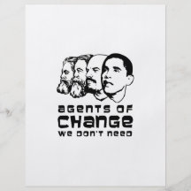 Agenten der Änderung, die wir nicht benötigen Vollfarbige Flyer