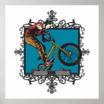 Aggressives BMX Posterdruck