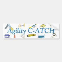 Agility betitelt Stoßaufkleber Autoaufkleber